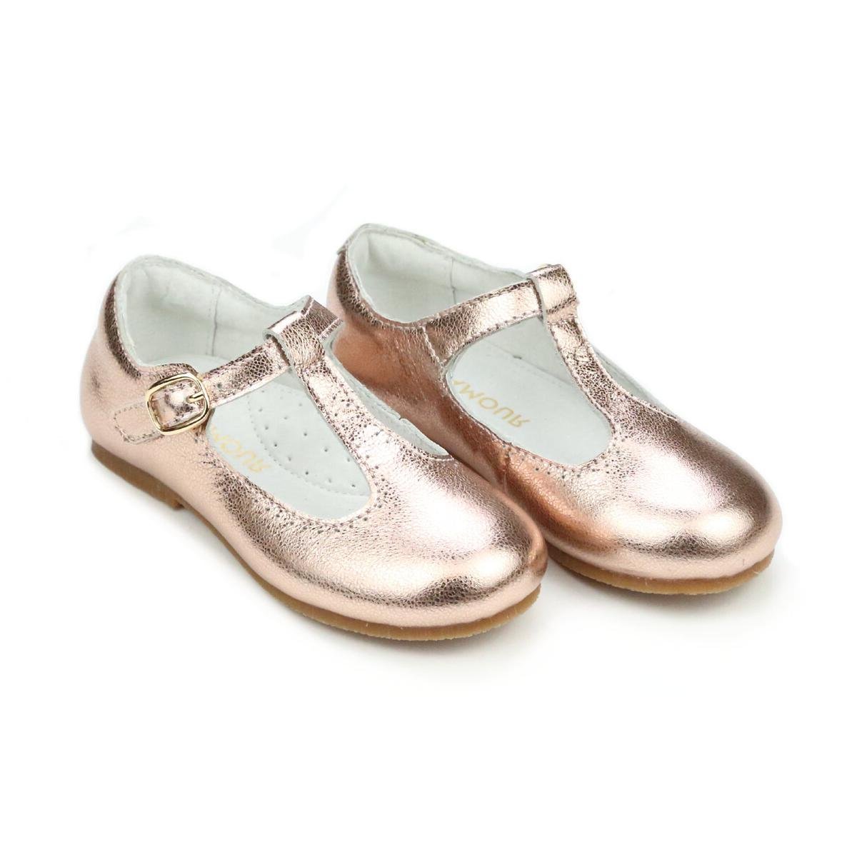 Girl's Eleanor Thin T-Strap Flat