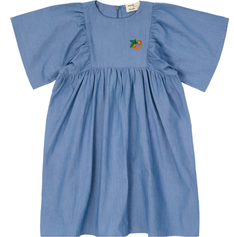 Girl's Denim Yoke Front Dress