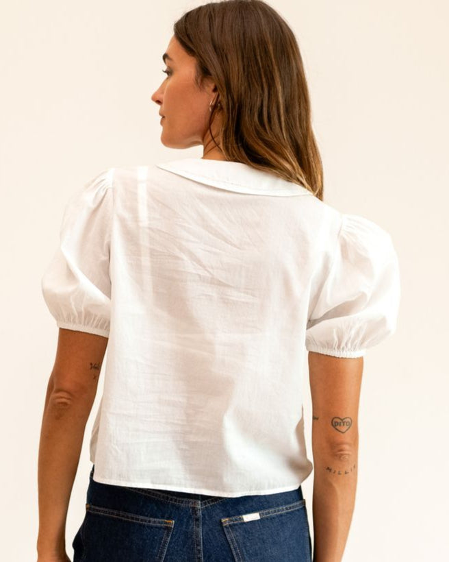 Mille Harriet S/S Round Collar Blouse