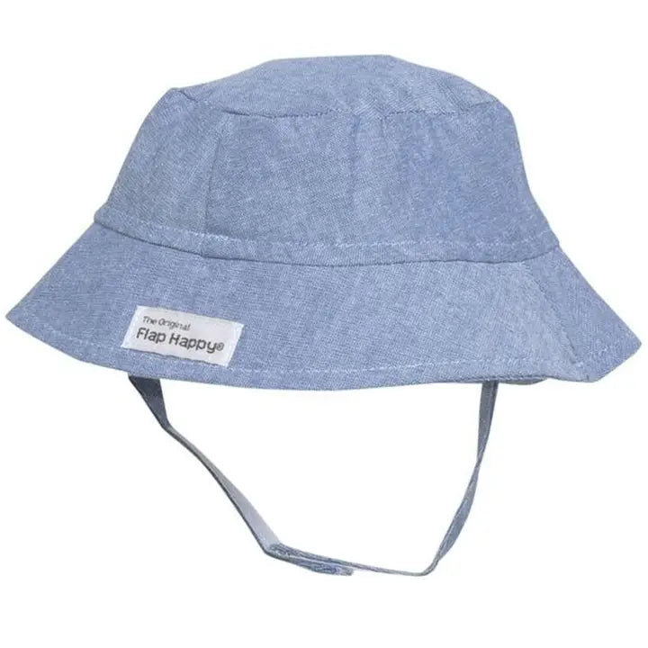 Boy's/Girl's Kids UPF50+ Chambray Bucket Hat