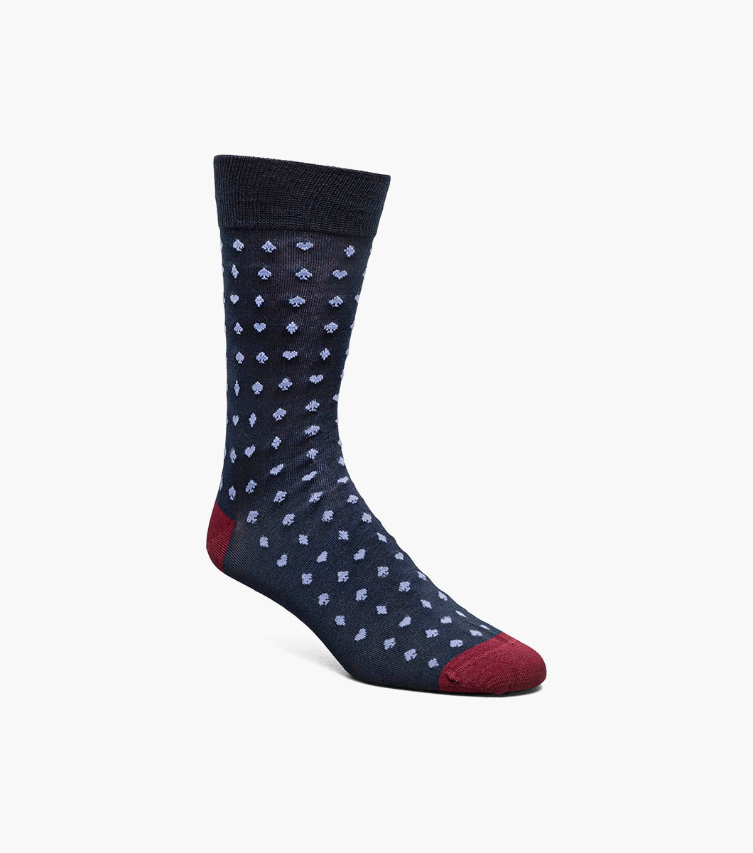 Men's Poker Crew Dress Socks