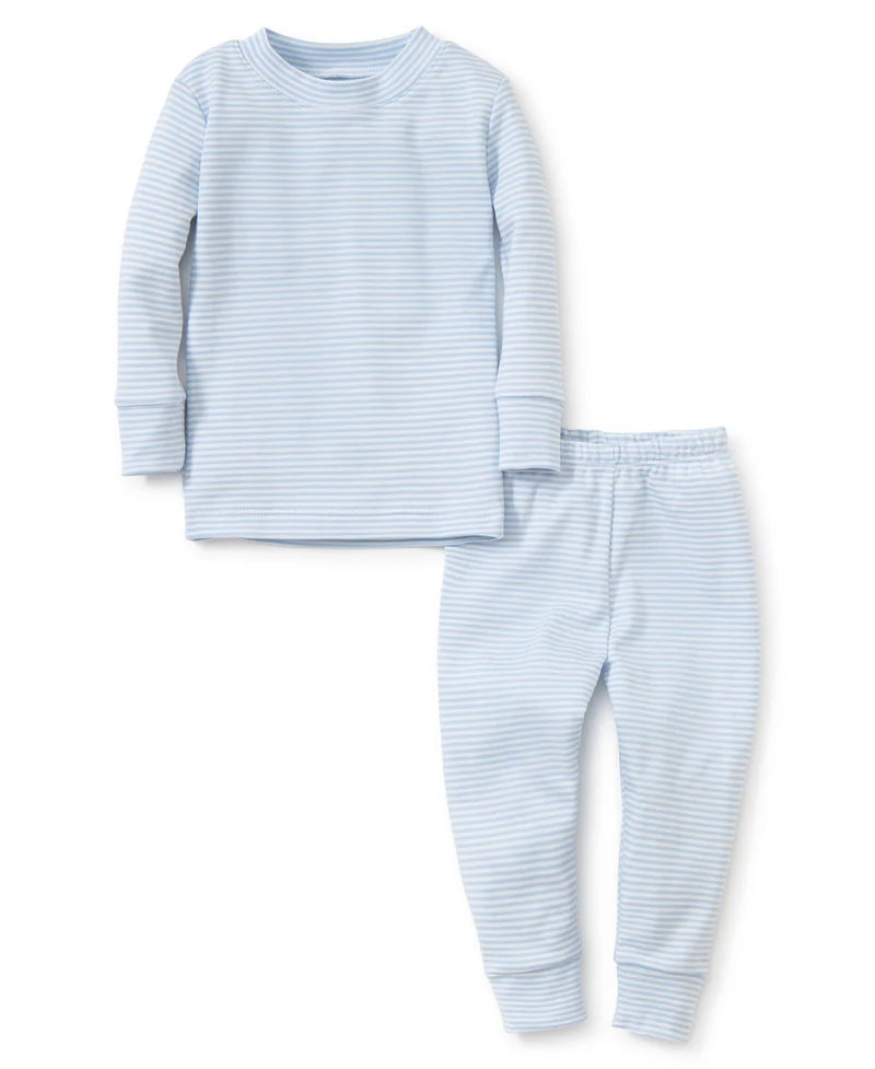 Boy's Light Blue Stripe Pajama Set