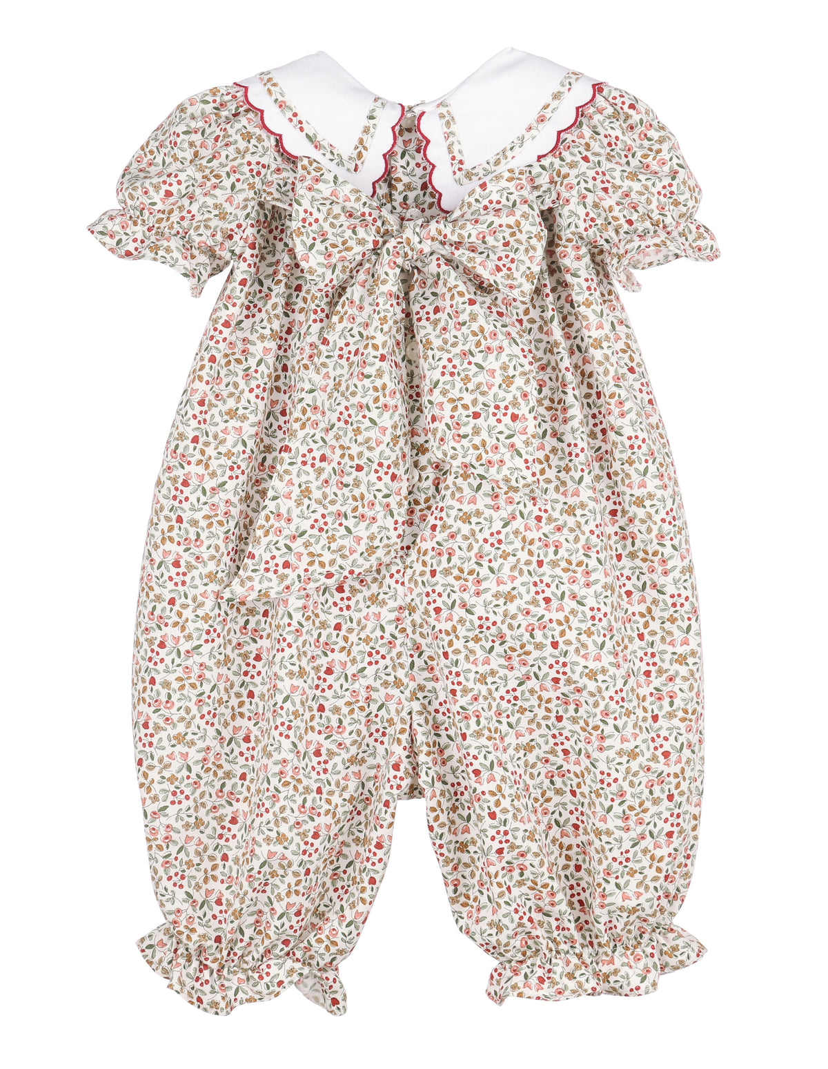 Red Berries & Blooms Romper