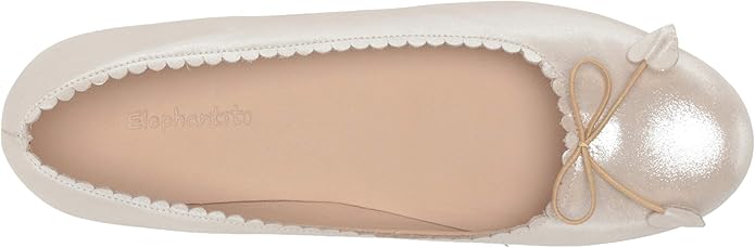Girl's Elephantito Metallic Scallop Ballet Shoe
