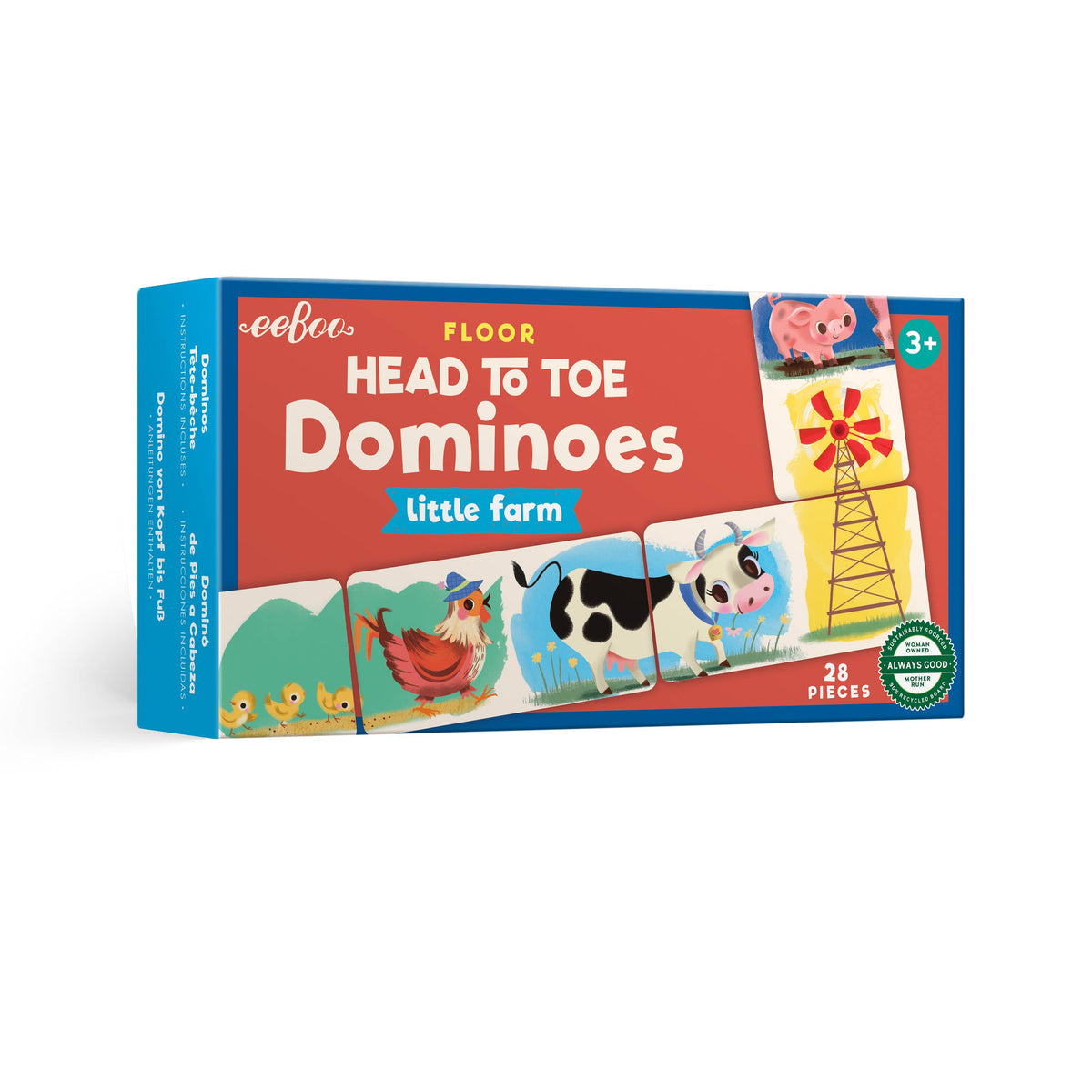 Little Farm Head to Toe Dominoes