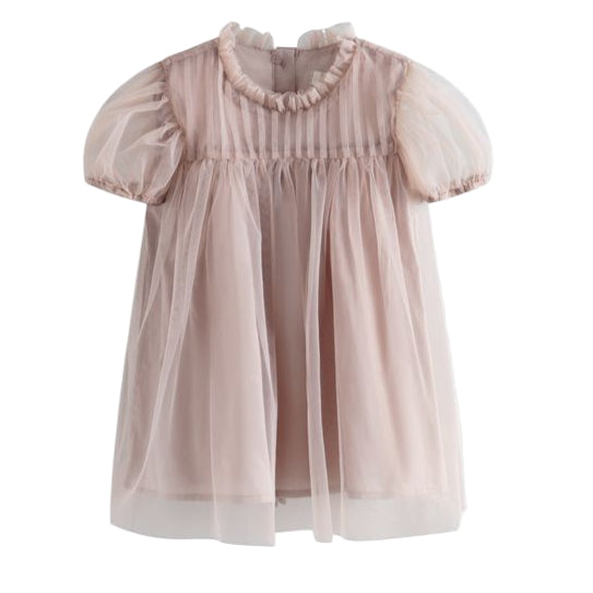 Kate Dusty Rose Tulle Infant Dress