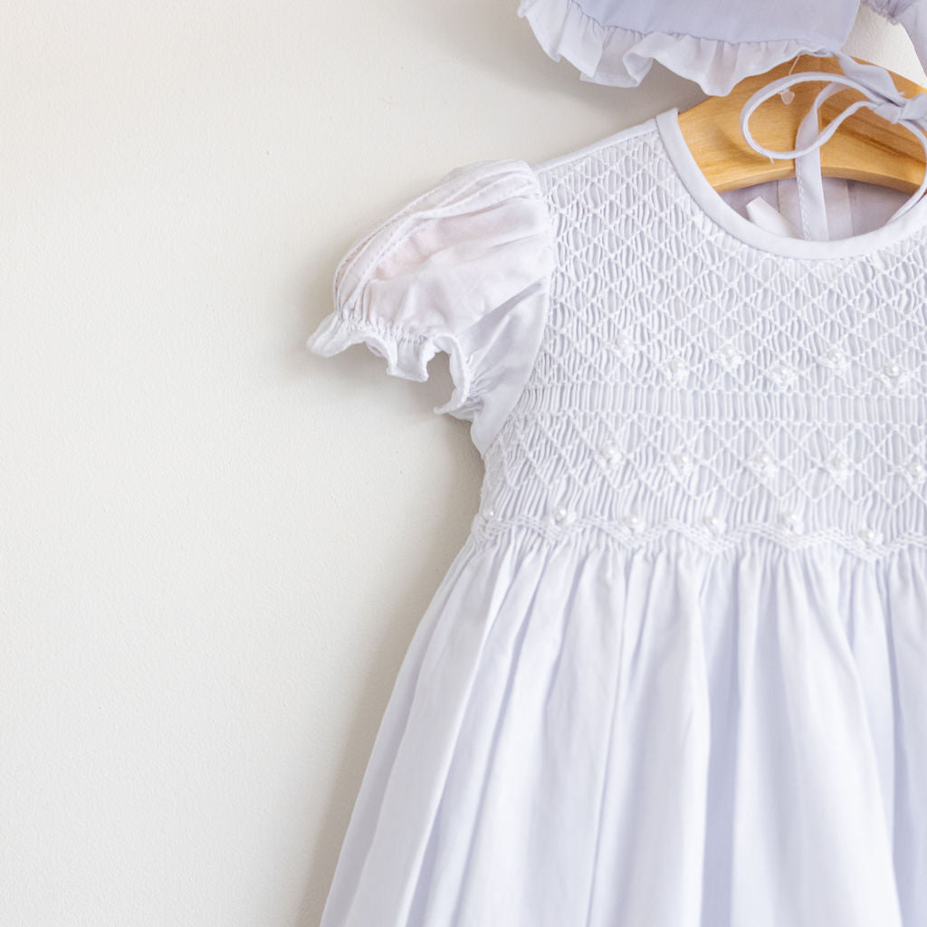 Girl's Cotton Smocked Gown