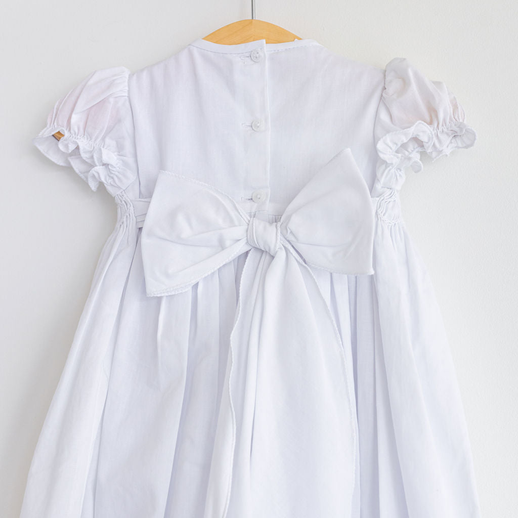 Girl's Cotton Smocked Gown