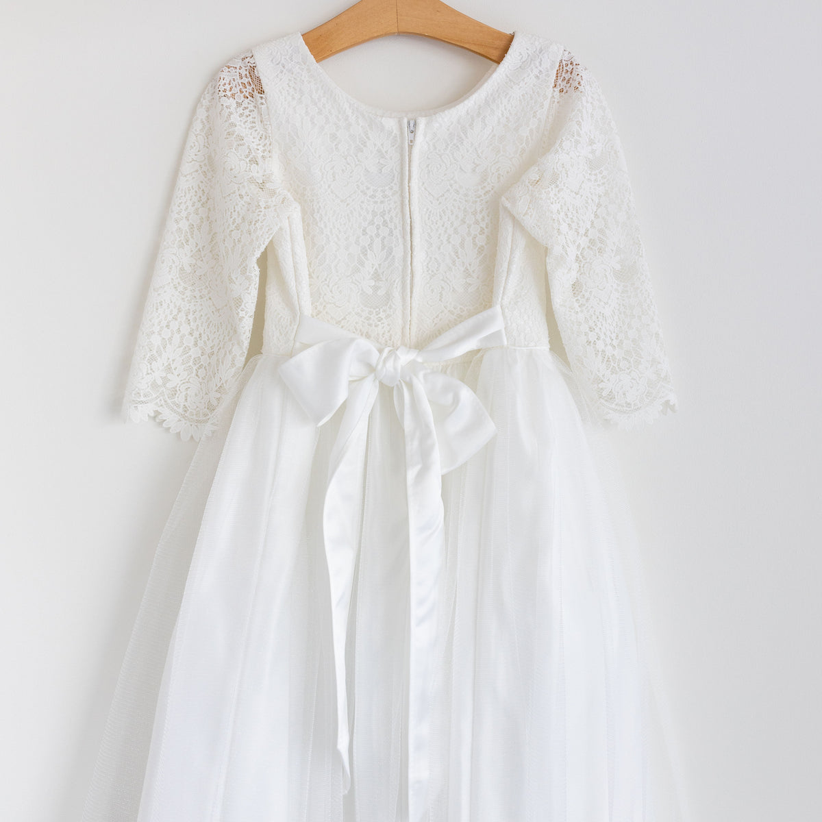Crochet Lace 3/4 Sleeve Dress