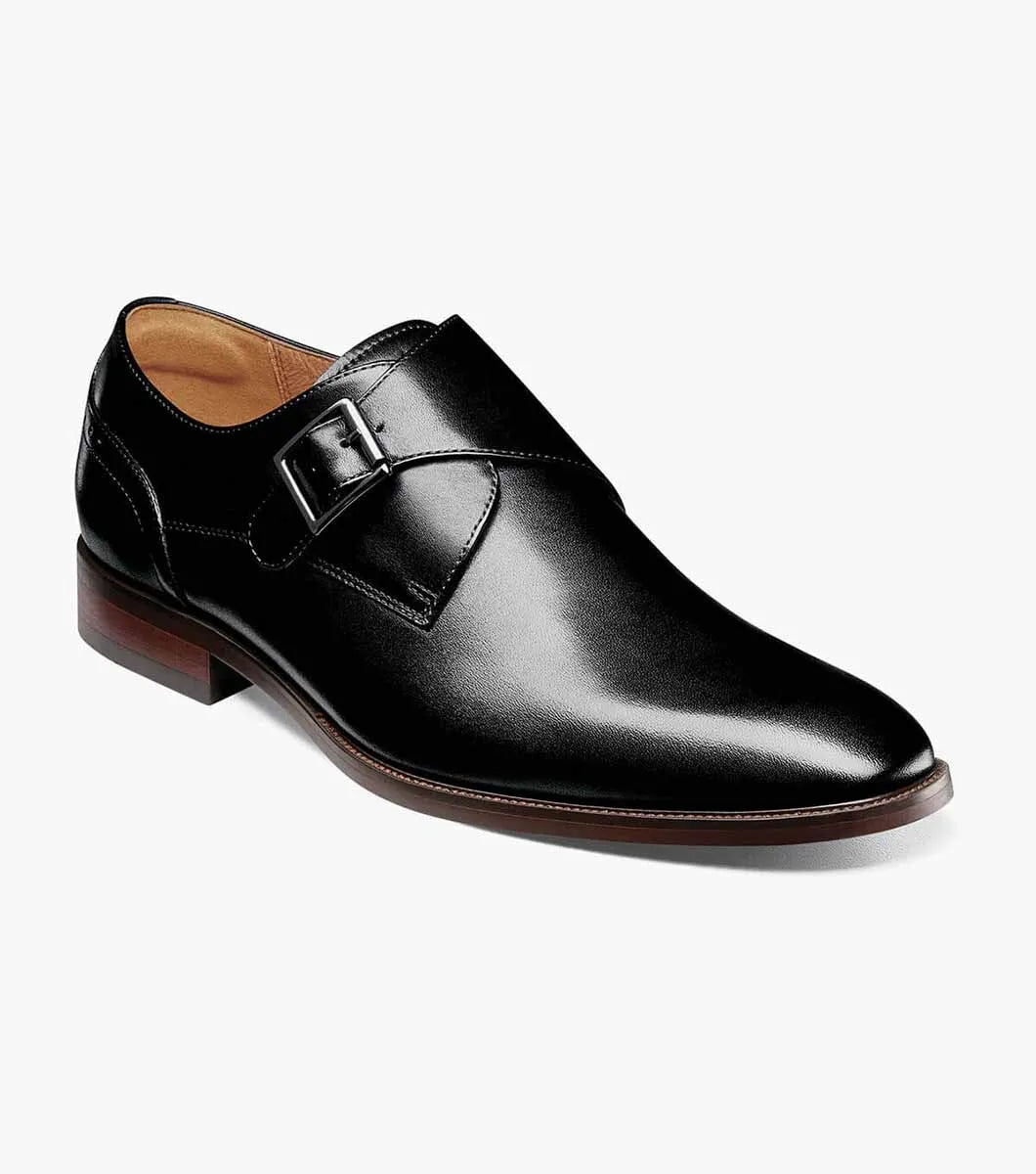 Men's Sorrento Plain Toe Single Monk Strap