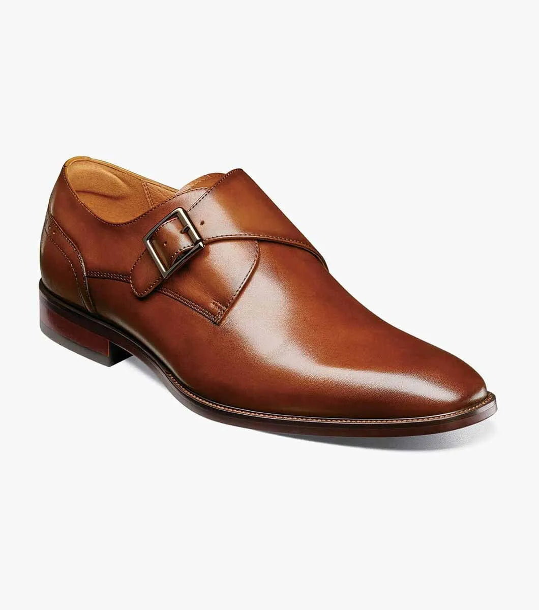 Men's Sorrento Plain Toe Single Monk Strap