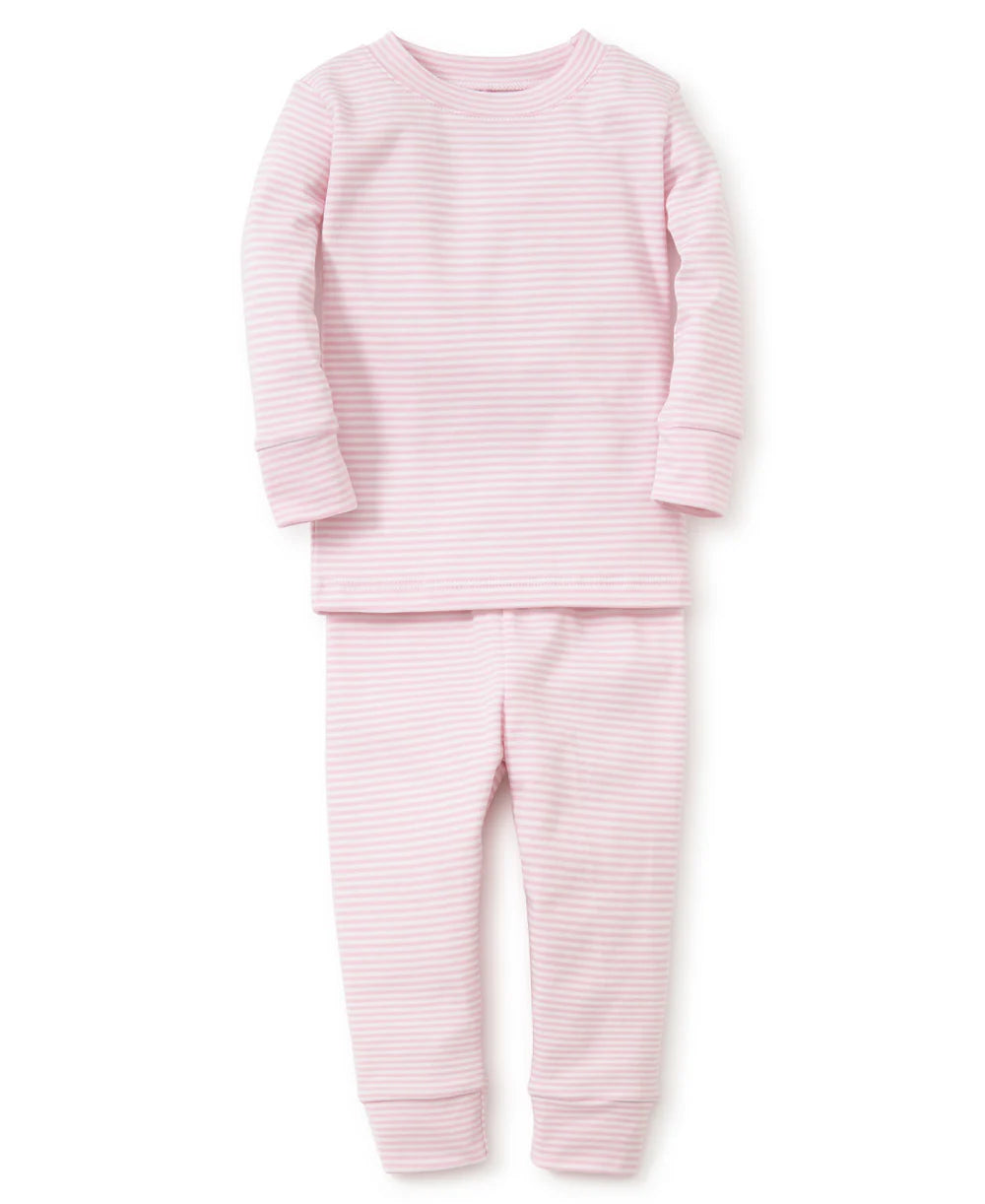 Girl's Pink Stripe Pajama Set