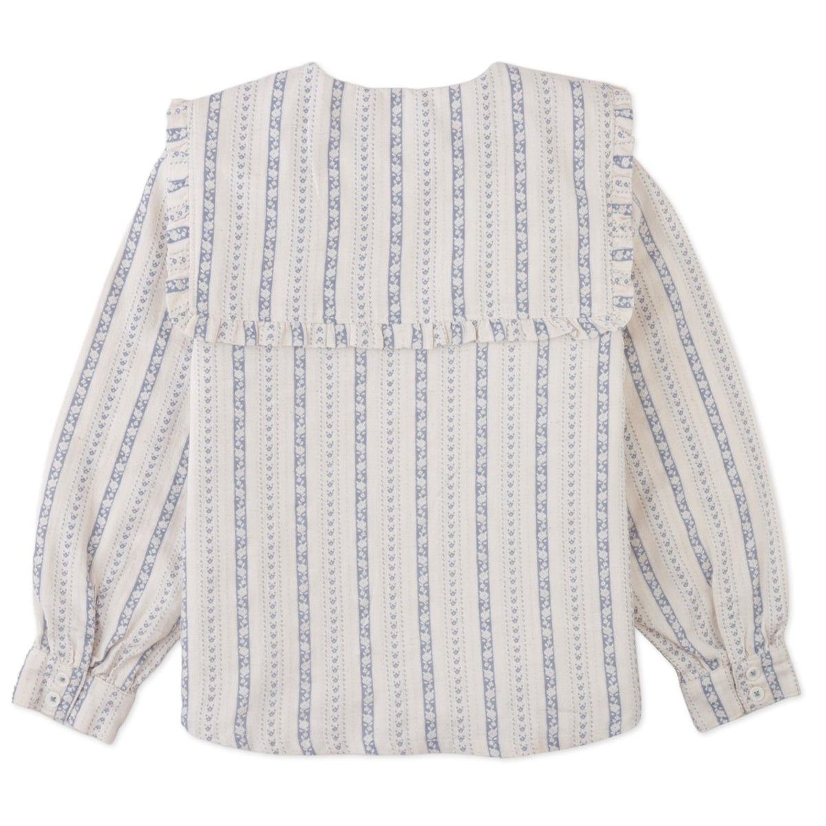 Blue Wallpaper Stripe Blouse
