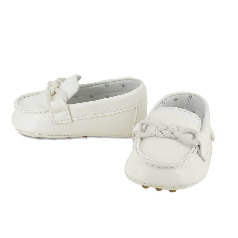 White Loafer Crib Shoe