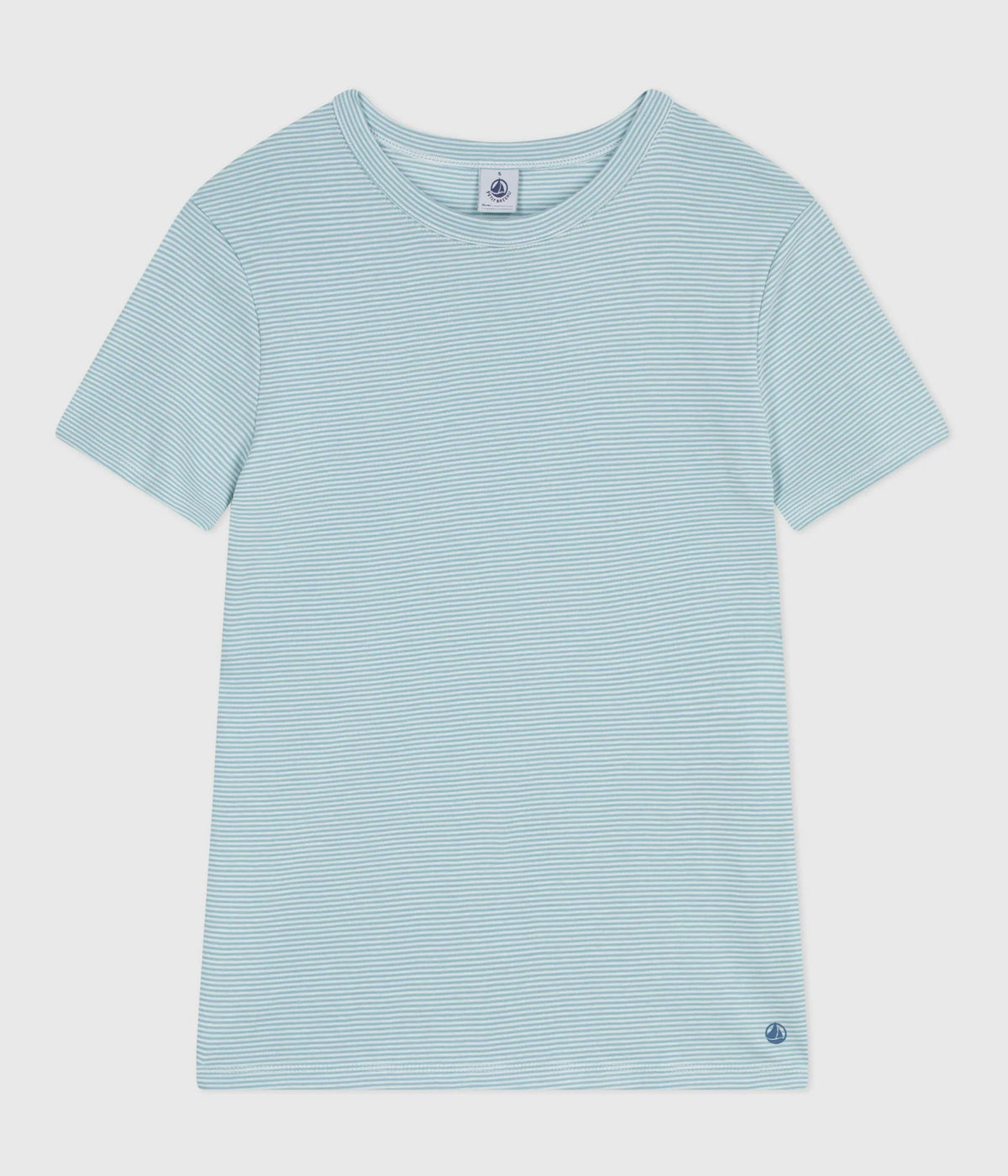 Women's Petit Bateau Blue Micro Stripe Tee