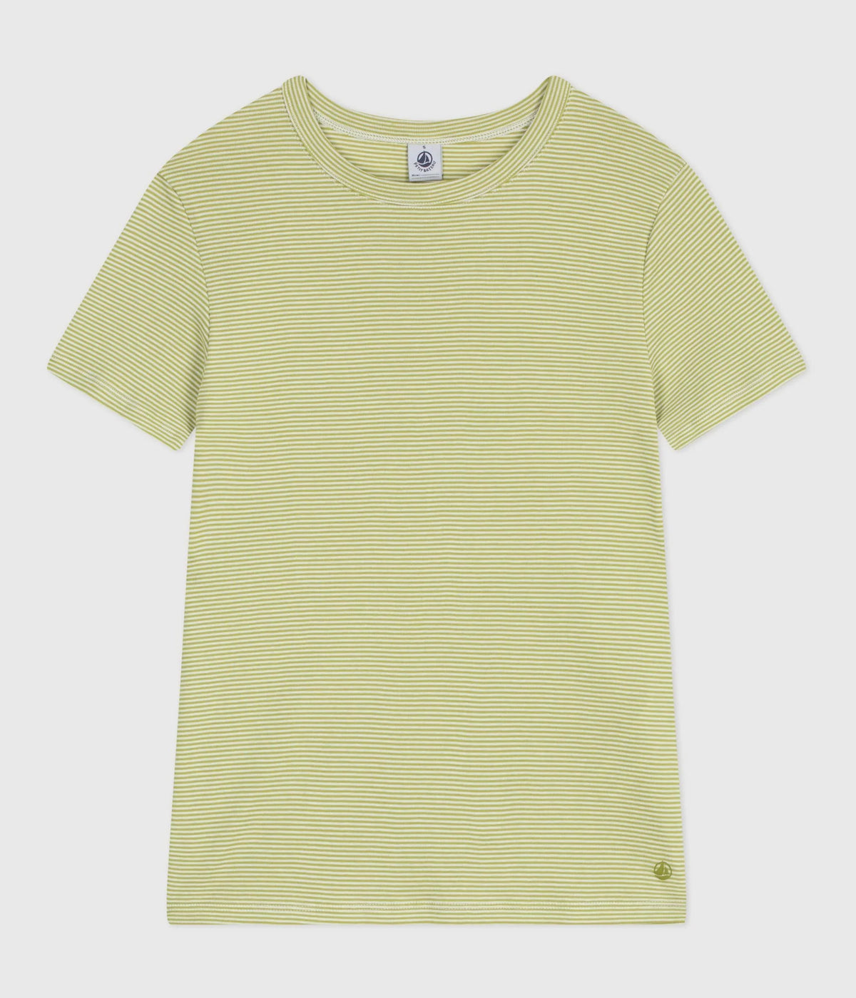 Women's Celery Micro Stripe Tee
