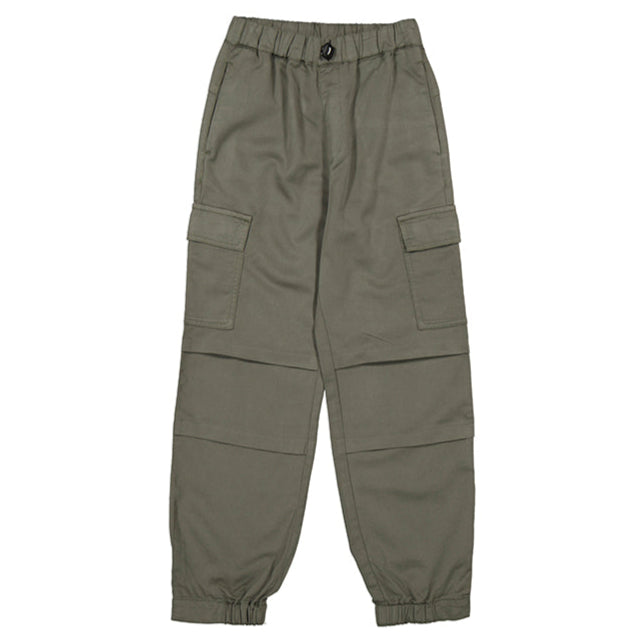 Girl's Olive Twill Parachute Pant