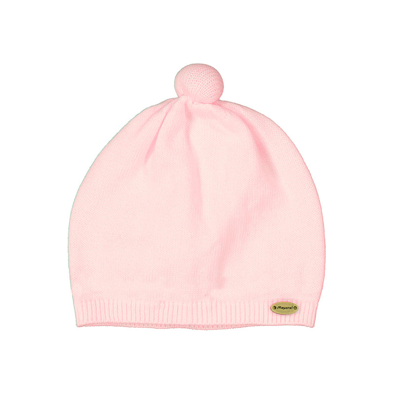 Knitted Small Pom Cap