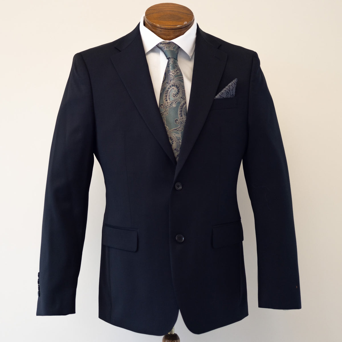 Men's Black Solid Suit TA