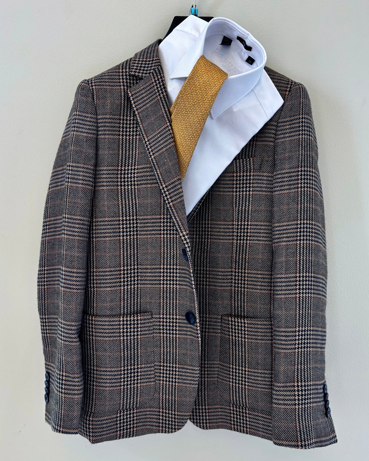 Boy’s Brown Glenn plaid Sport Coat