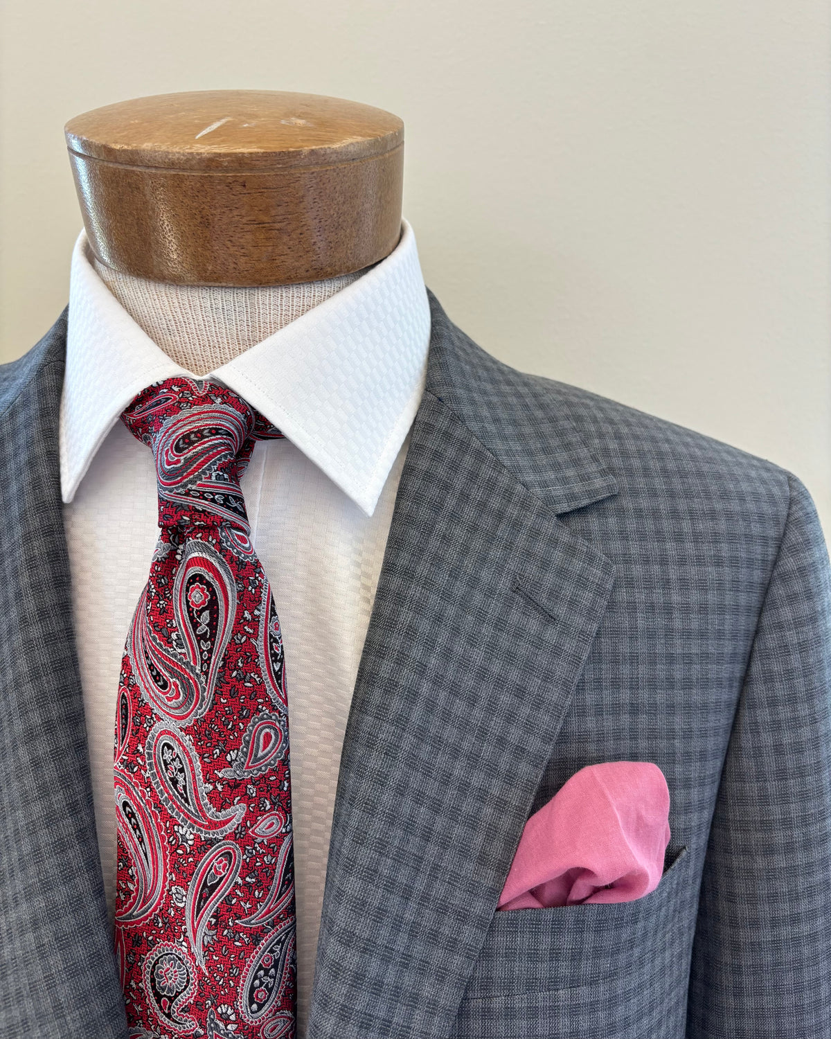 Men's Medium Grey Check MA