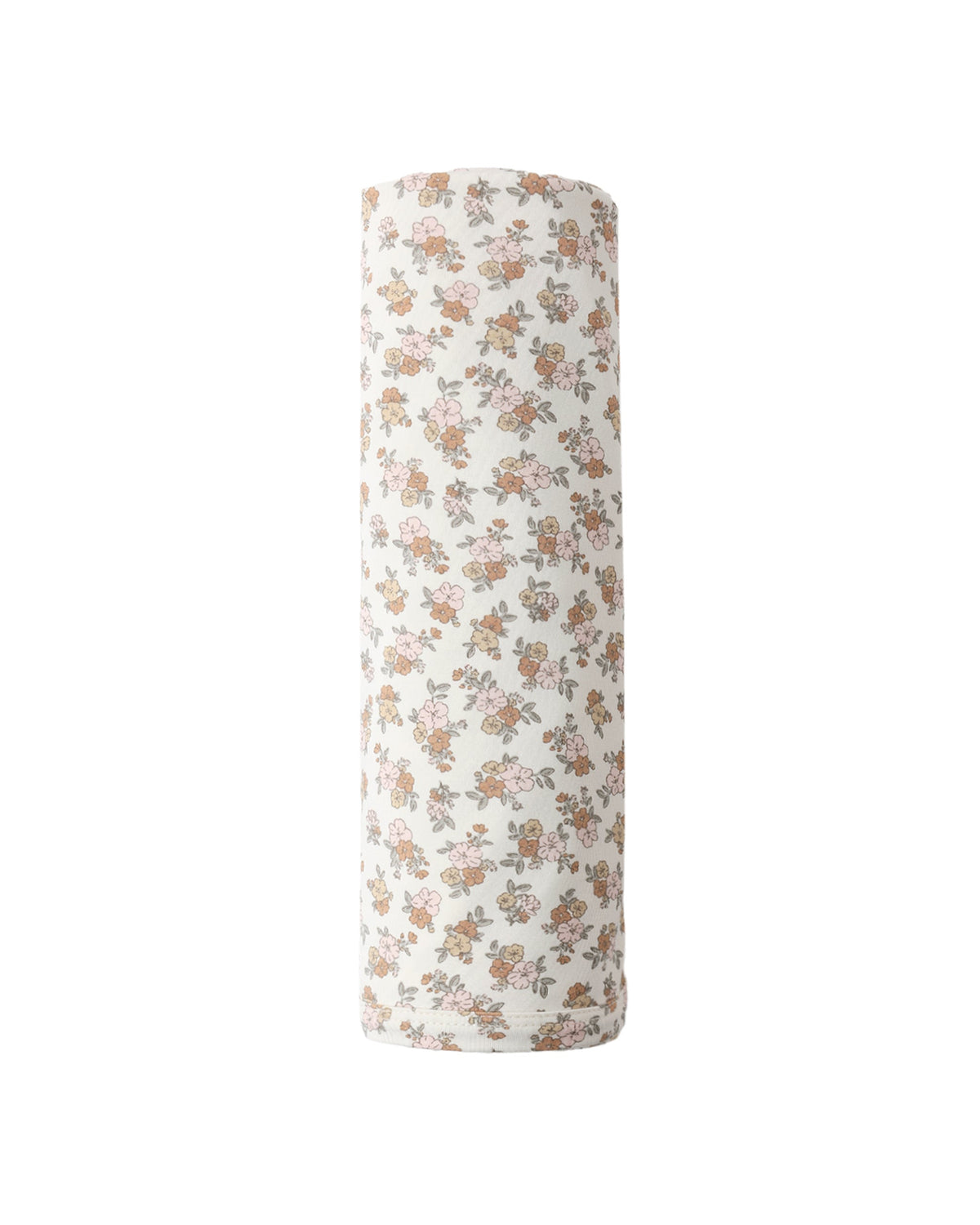 Bamboo Pink Rust Floral Blanket