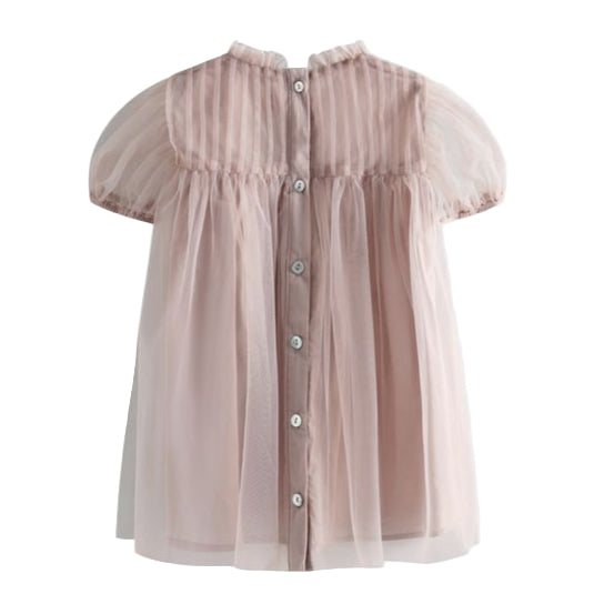 Kate Dusty Rose Tulle Infant Dress