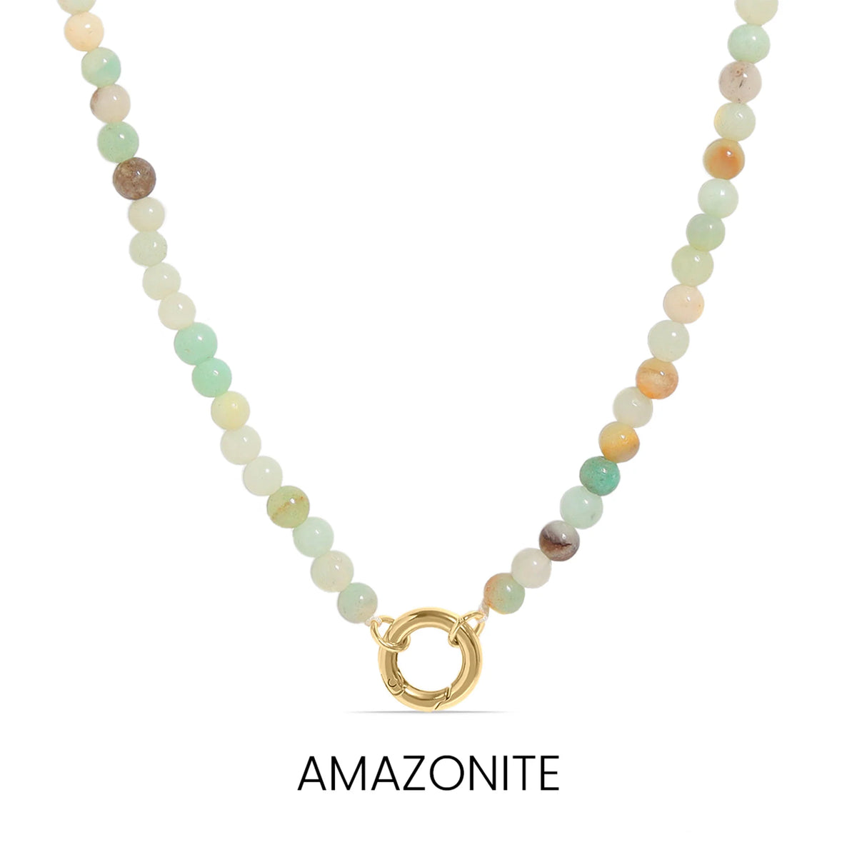 Natural Stone Bead Necklace