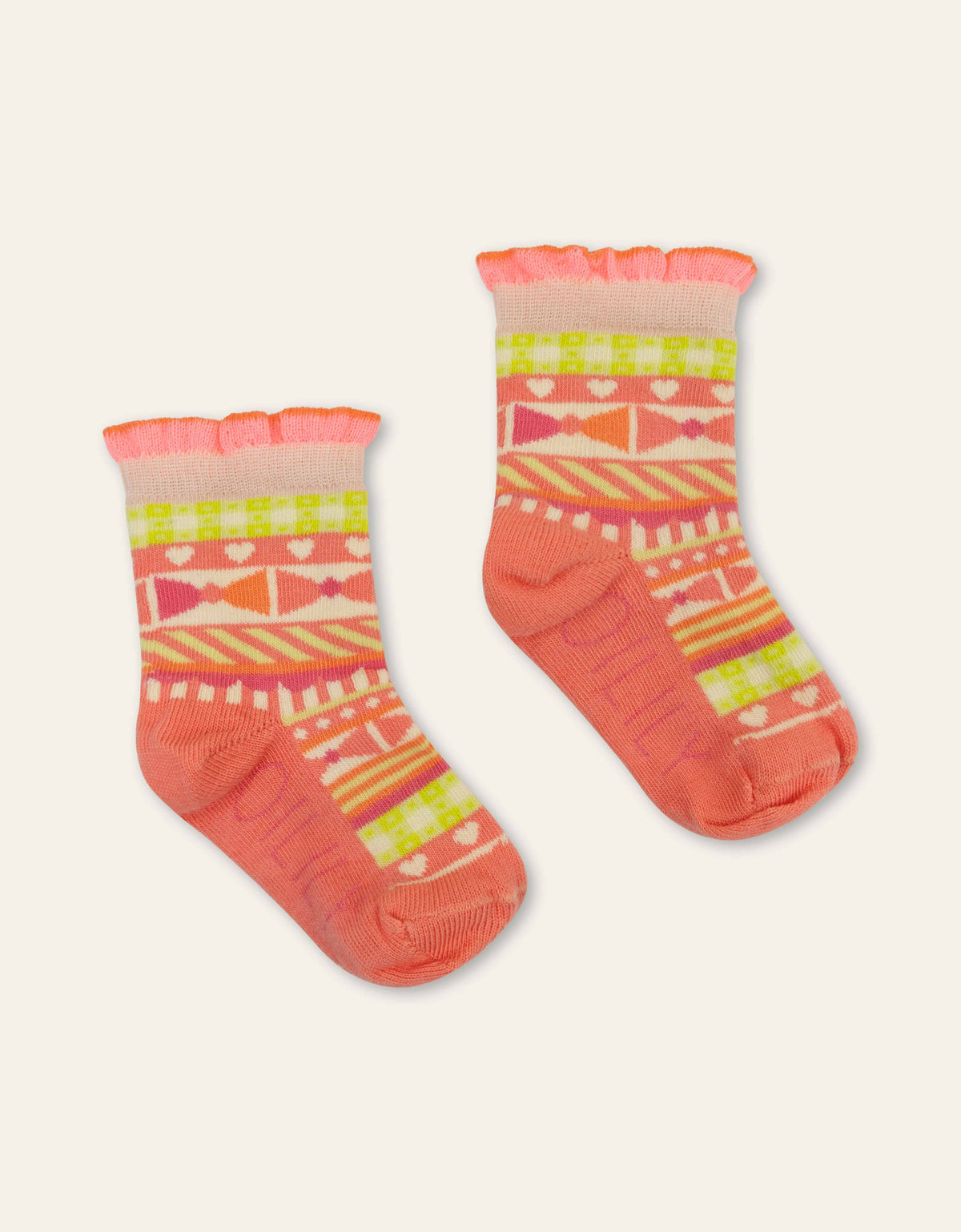 OIlily Girl's Desert Flower Ankle Socks