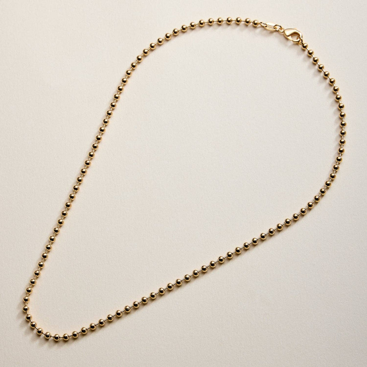 Gold Filled Bead Necklace