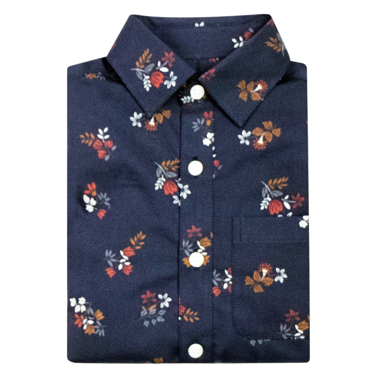 Boy's Midnight Floral  Shirt