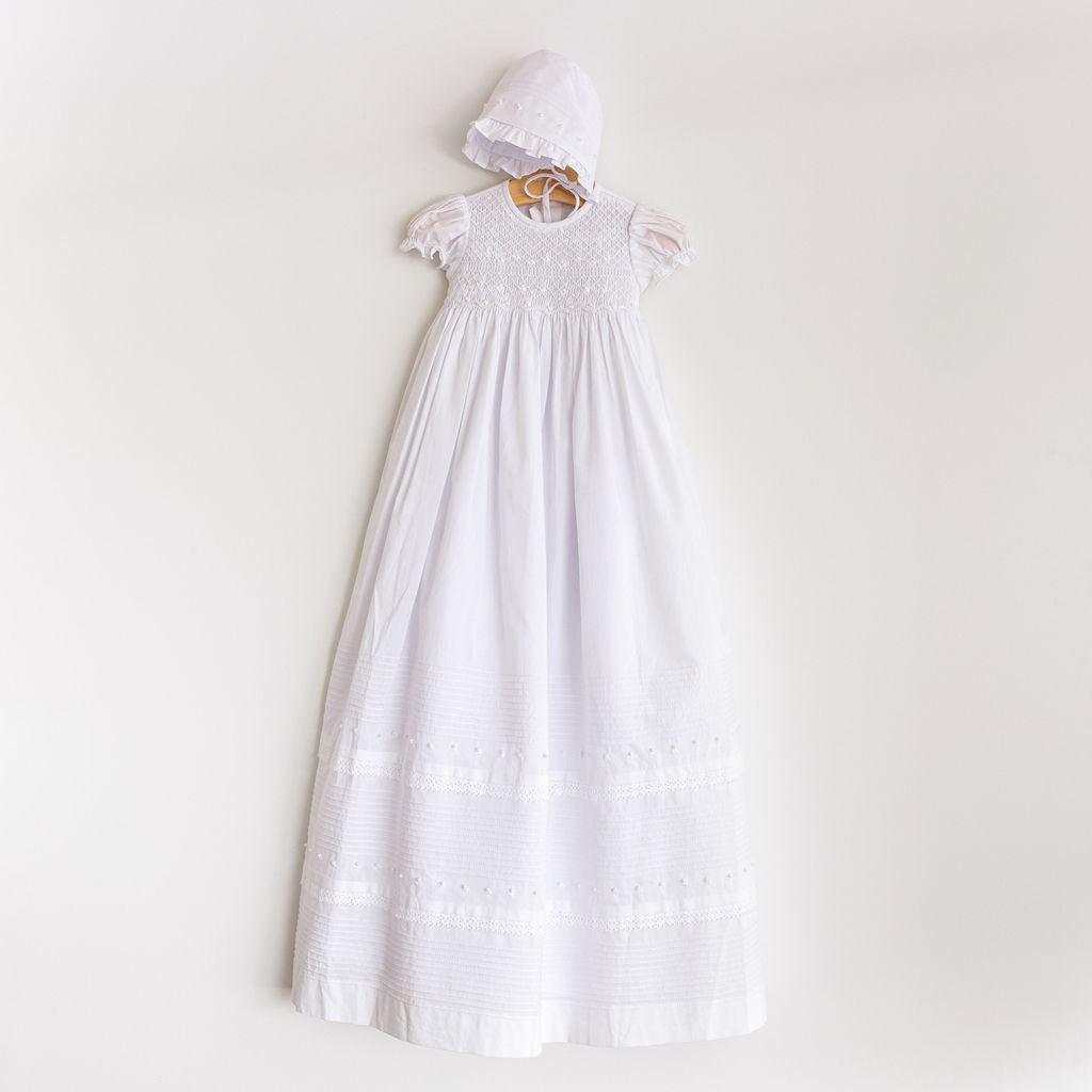 Girl's Cotton Smocked Gown