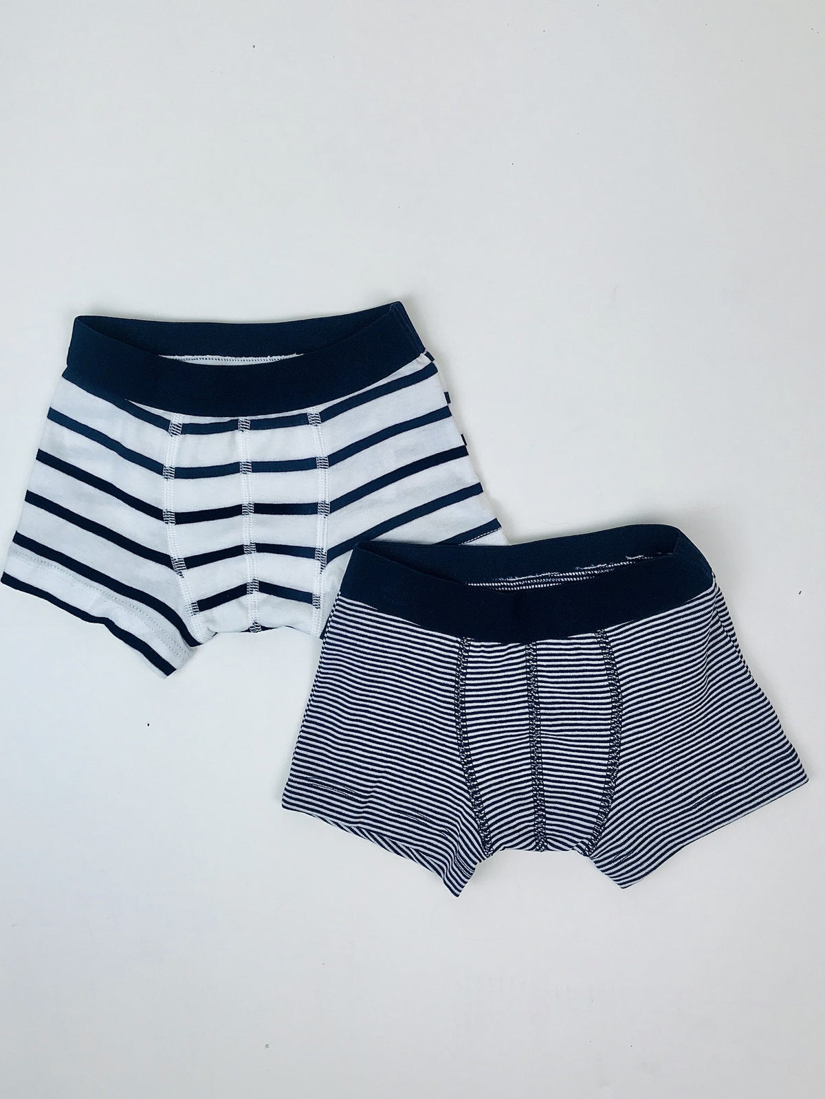 Boxers Knit Navy Stripe 2-Pack